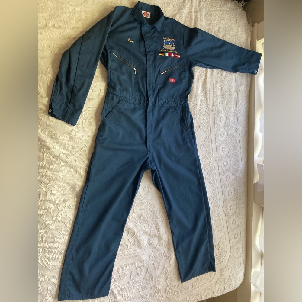Dickies Navy Blue Coveralls work auto euro tour
